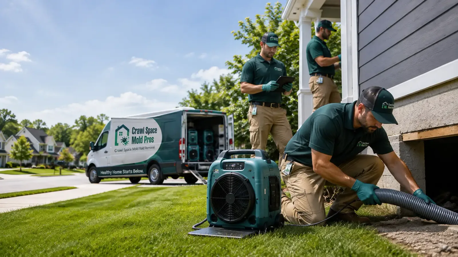 Crawl Space Mold Removal in Danbury, NH